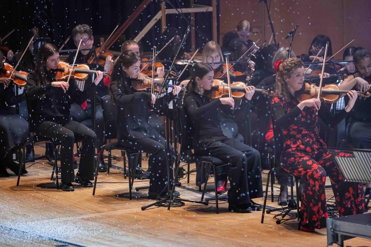 Young students from Croydon Music & Arts at Changing Seasons